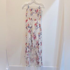 Strapless High-Low Dress